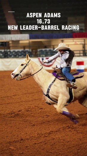 @Aspenjo started today’s slack with a BANG!💥 A 16.73 second run slides her into the 1st place position! #collegerodeo #lonestarregion #ciscocollegerodeo #ciscocollege #barrelracing