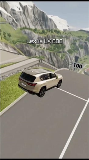 Realistic Car Brake Test Challenge | BeamNG #8 #beamngdrive #crashtest