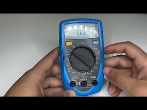 Multímetro digital minipa ET-1400, tutorial.