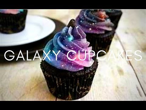 How to make Galaxy cupcakes