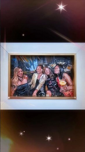 Start to Finish Reverse Glass Painting | How I Turn a Candid Photo into Impressionist Art