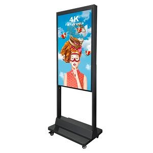 [Hot Item] Sunlight Readable Dual LCD Touch Screen Advertising Window Facing Display
