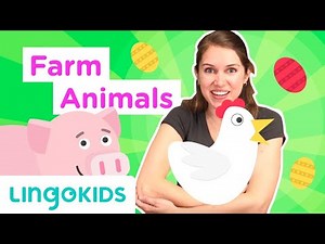 Learn About Farm Animals 🐓🐖 English VOCABULARY FOR KIDS | Lingokids