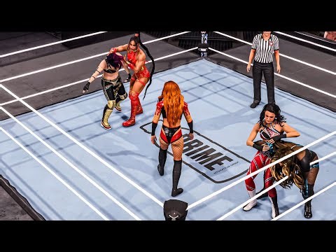 WWE 2K25 – Women's Elimination Chamber Match | Bayley vs Becky vs Nia vs Lyra vs Bianca vs Asuka