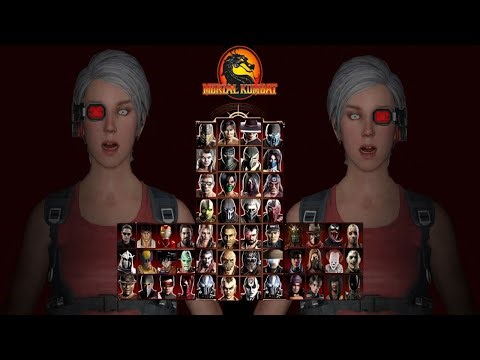 Mortal Kombat 9 - SONYA CAMOUFLAGE MOD - NEW Expert Arcade Ladder Gameplay