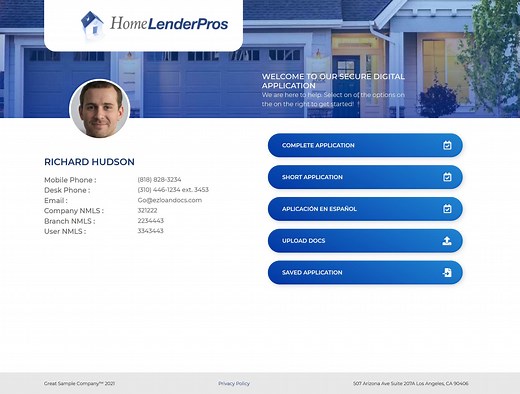Best Online 1003 Application POS with secure document uploader