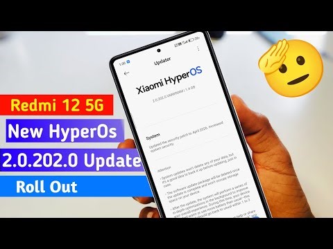 Redmi 12 5G New Update | Redmi 12 5G Hyper Os 2.0.202.0 Update Rollout