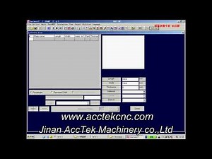 Acctek Fastcam change dxf into g code instruction video