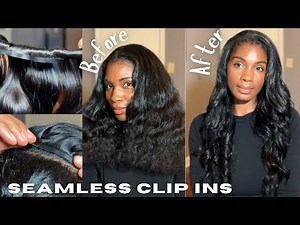 Seamless Clip-In Hair Extensions Tutorial | Natural Blend & Easy Install