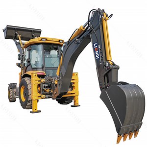 [Hot Item] Brand New 4X4 Backhoe Loader 22km/H Front Tractor Rear Excavator in China