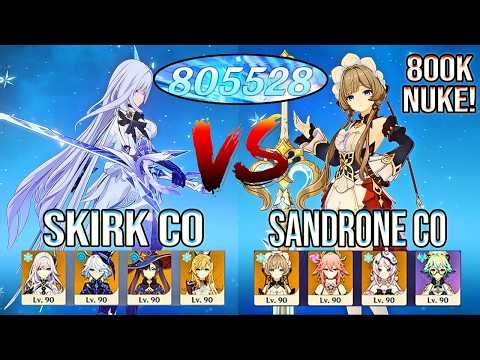 ⭐800K DMG! Sandrone & Skirk Destroy Spiral Abyss Floor 12 | Genshin Impact