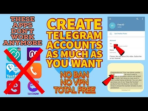 How to Create Telegram Account Without Phone Number 2024 | Best TextNow Alternative App for Telegram