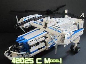 LEGO MOC-4861 LEGO 42025 C MODEL: FAIREY ROTODYNE, AKA THE HELIPLANE!!! (Technic 2016)