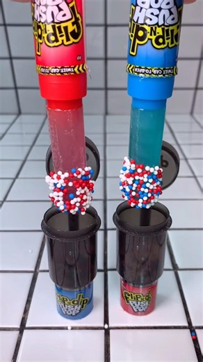 Why is this fun?🤪 | Mix flip n dip push pop candy jelly gummy asmr food mukbang