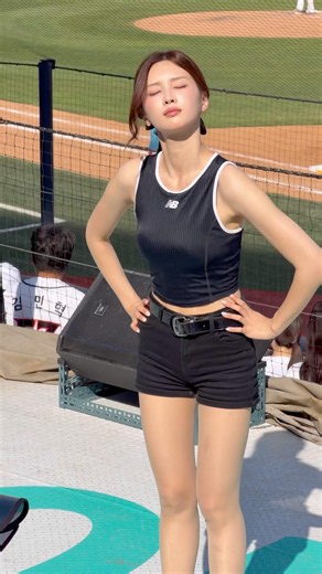 눈이 부신 김정원 치어리더 최원준 응원가 #김정원
