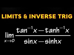 Limits of Inverse Trigonometric Functions | Calculus - Part 1