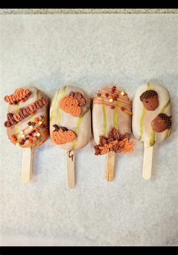 Marbled Cakesicles with Autumn Flavor