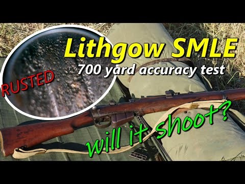 Lithgow SMLE No1 MkIII (rusted) barrel test