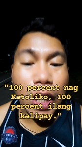 100 percent ang kalipay, welcome sa Simbahan Katoliko. | Hurillo V. Marlon