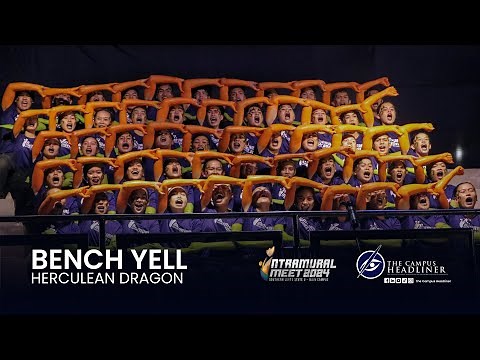 Herculean Dragon’s winning performance in Bench Yell competition during the Intramural Meet 2024