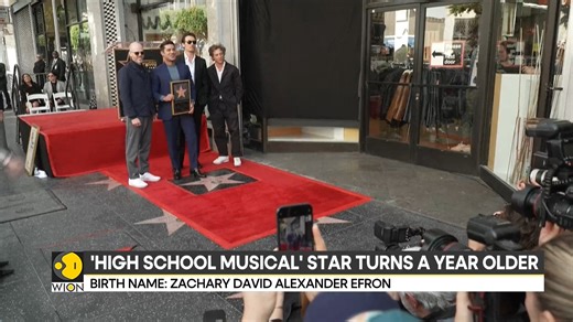 3.4K views · 39 reactions | 'High School Musical' star Zac Efron turns 38! From a disney star to becoming a global icon take a look as we trace the cinematic journey of the actor Eric Njjoka brings you this report | WION | Facebook