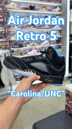 Air Jordan Retro 5 “Black Carolina / UNC” #new #nike