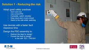Electrical safety in LV switchboards - Webinar Recording - UK - Eaton videos