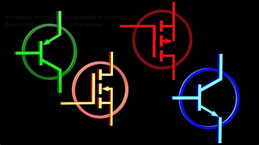 【双语】场效应管和双极型晶体管的工作原理动画演示