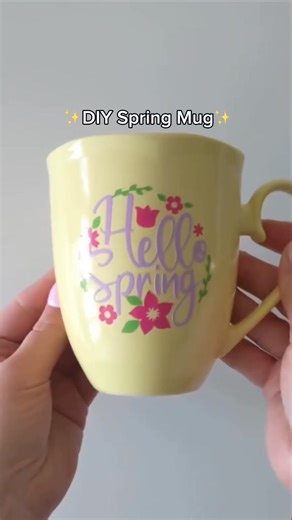 13K views · 14 reactions |  Welcoming the sweet embrace of spring with open arms! ✨ Embrace the season's bloom with this DIY idea: Personalize your morning brew with a handcrafted spring mug. Let your creativity blossom as you sip in the freshness of the season!  #crafting #springdiy #diycrafts #personalizedmugs #designbundles #craftylife | Design Bundles | Facebook