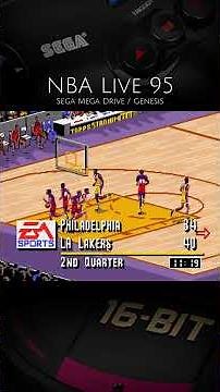NBA Live 95 (Sega Mega Drive/ Genesis) #games #sega