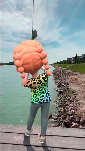 CARTOON ADLEY goes FiSHiNG!! Adley's PiRATE iSLAND fish adventure animated iRL!!