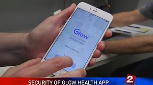 Security questions about Glow, women's health app