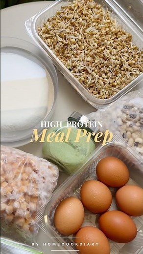 High Protein Meal Prep for 7 Days 💪 | Easy Weekly Prep Hacks