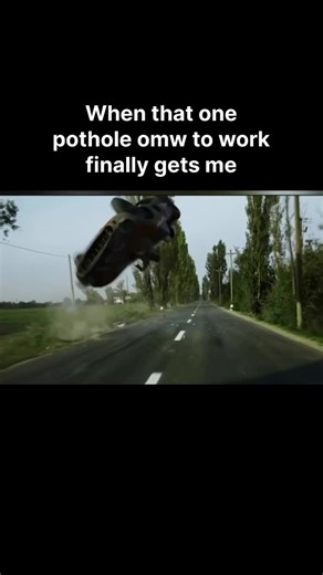 English Memes | “Hitting a pothole is life’s way of humbling you. 🚗💥 One second you’re cruising, music up, windows down, pretending your car is a spaceship... | Instagram