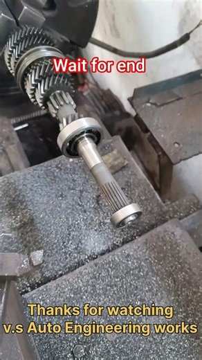 Gear box input shaft repair #automobile #shorts #viral #automobileengineering #welding