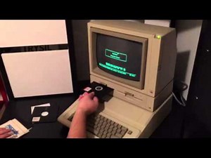 Loading AppleWorks on an Apple IIe
