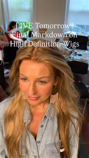 High Definition Hair on Instagram: "Tomorrow: Going LIVE with HUGE New Discounts! ✨ Our 4th of July Clearance just got even better! Tune in LIVE tomorrow as I mark down the last few ready-made custom wigs from abandoned orders even further. These luxury pieces are going to fly! Get ready to grab your dream wig for summer at an insane price. See you there! Check instagram highlights for one labeled “CLEARANCE”, the small circles directly underneath our profile for those of you who don’t already k