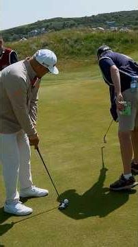 Did this Royal Portrush caddie just FIX Trent’s putting with one quick tip?! ‪@TAYLORMADEGOLF‬