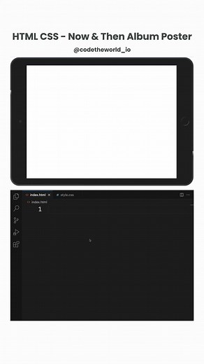 Html Css - Now And Then Album Poster #codetheworld #frontendfriday #codemagic #htmlcssjs #nowandthen #thebeatles #album #poster