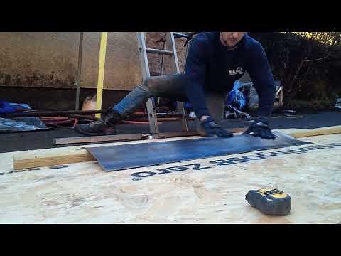 How to make Lead ridges/hips for roofing