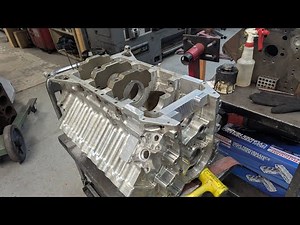 Let's repair a left for dead top fuel engine block I bought for $300 for our funny car!