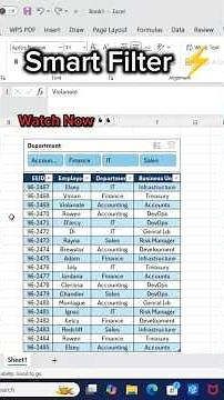 Create Smart Filter Box in Excel | One Click Filter 🔥 #Excel #ExcelTips #ExcelShorts #SmartFilter