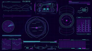 Animated interface with information processing and storage system