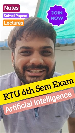 RTU 6th sem Artificial Intelligence Exam 2026 | How to clear RTU Exam