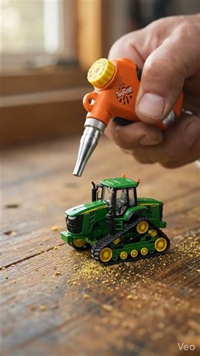 Mini Air Compressor Blower vs John Deere Tractor