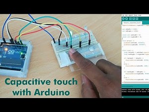 Bare minimum capacitive touch sensor with Arduino Uno