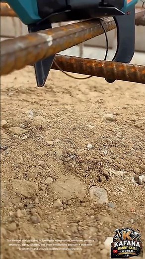 Automatic Rebar Tying Tool Demonstration | Fast Reinforcement Binding DIY