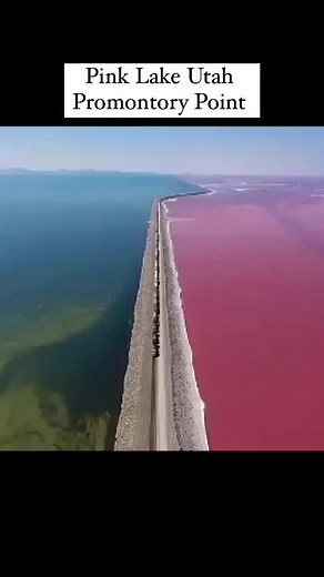 Explore the Pink Lake at Promontory Point in SLC