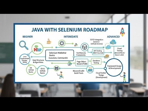 Roadmap for learning Java with Selenium | Java with Selenium Roadmap 2026 | ‪@Chakinfotech‬