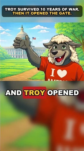 Troy Survived 10 Years of War. Then It Opened the Gate. #Shorts